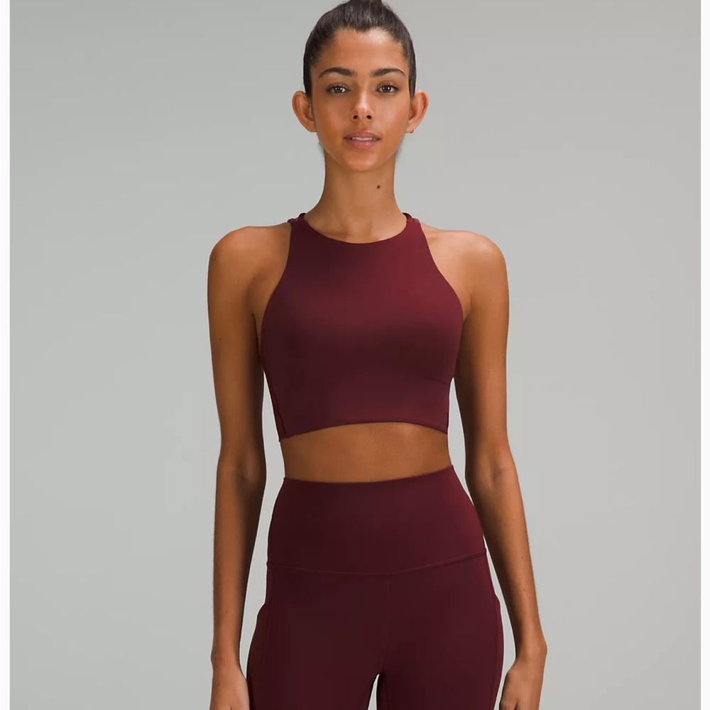 Lululemon like a cloud high-neck longline bra